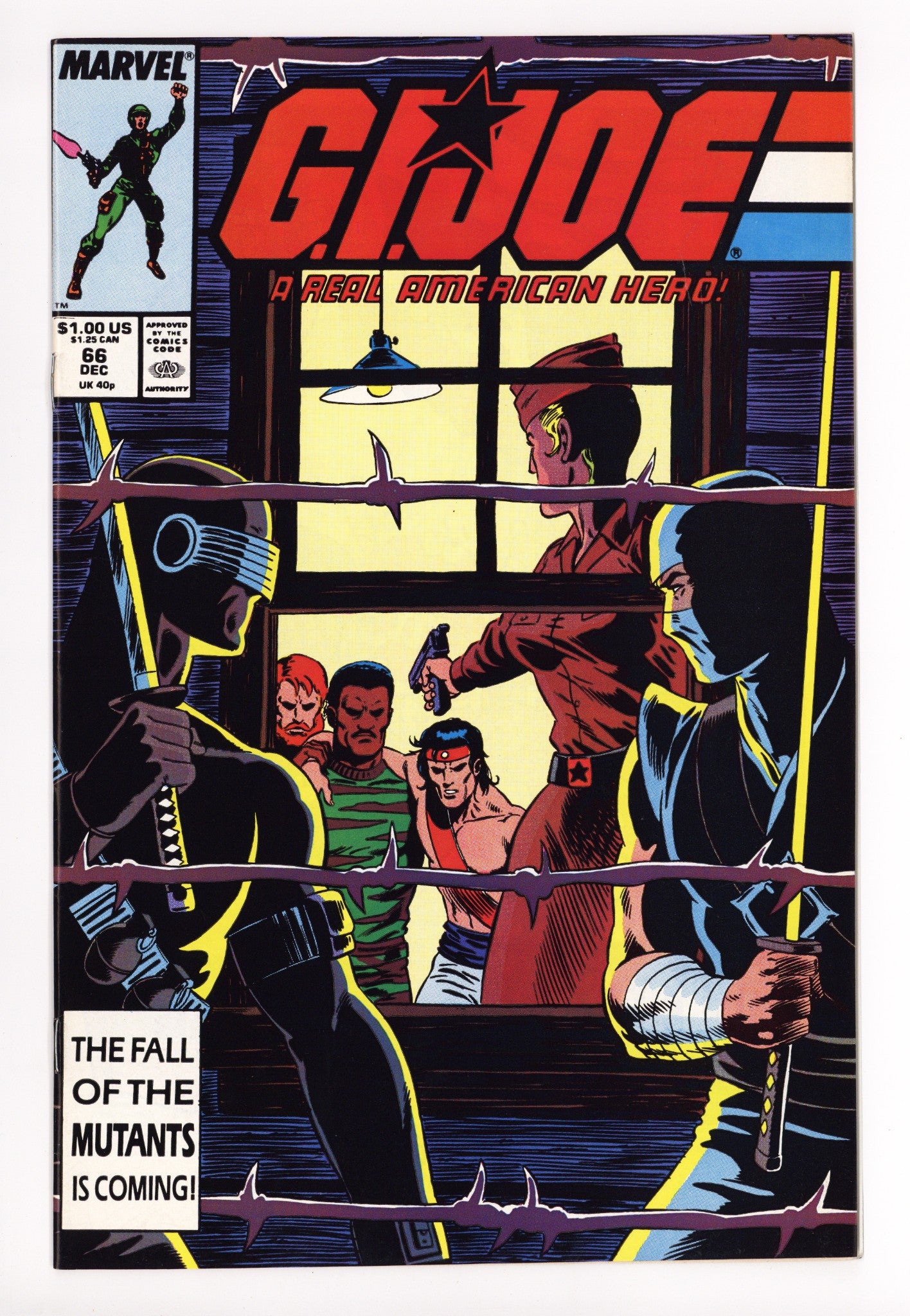 G.I. Joe, A Real American Hero 66 NM- (9.2) (1987) 