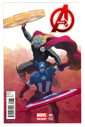 Avengers Vol 5 1 NM- (9.2) (2013) Ribic Incentive Variant
