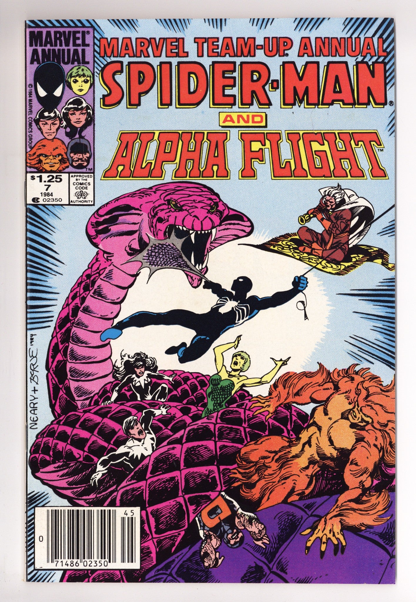 Marvel Team-Up Annual Vol 1 7 VF/NM (9.0) (1984) Canadian Price Variant 