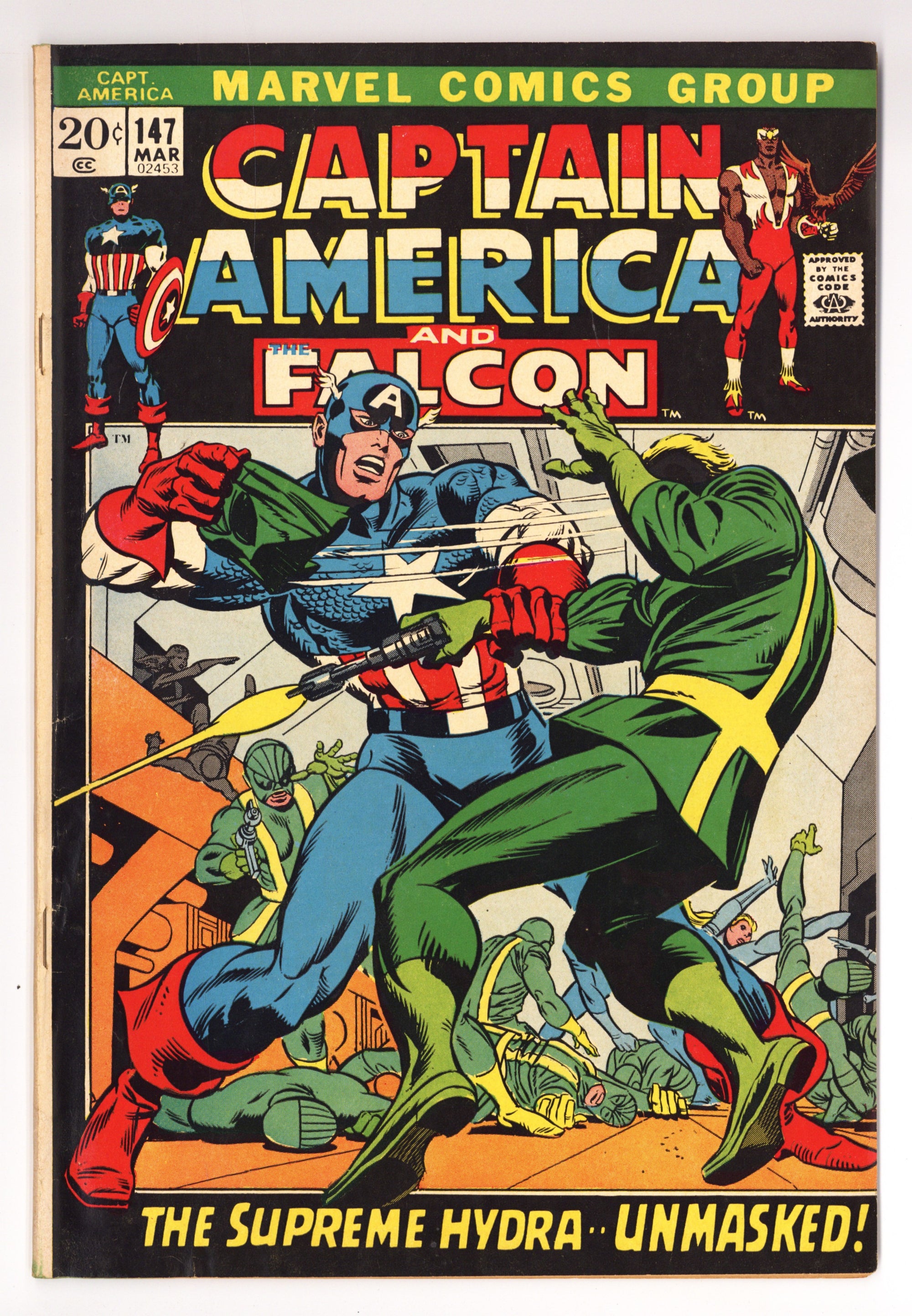 Captain America Vol 1 147 VG (4.0) (1972) 