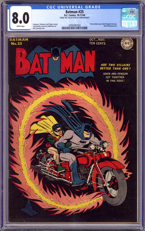 Batman Vol 1 25 CGC 8.0 (VF) (1944)