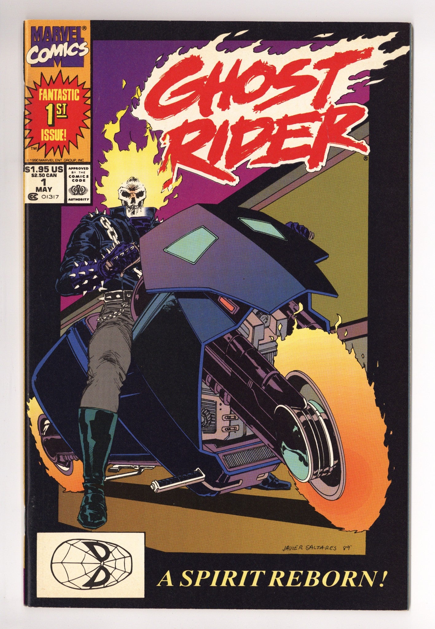Ghost Rider Vol 2 1 VF+ (8.5) (1990) 