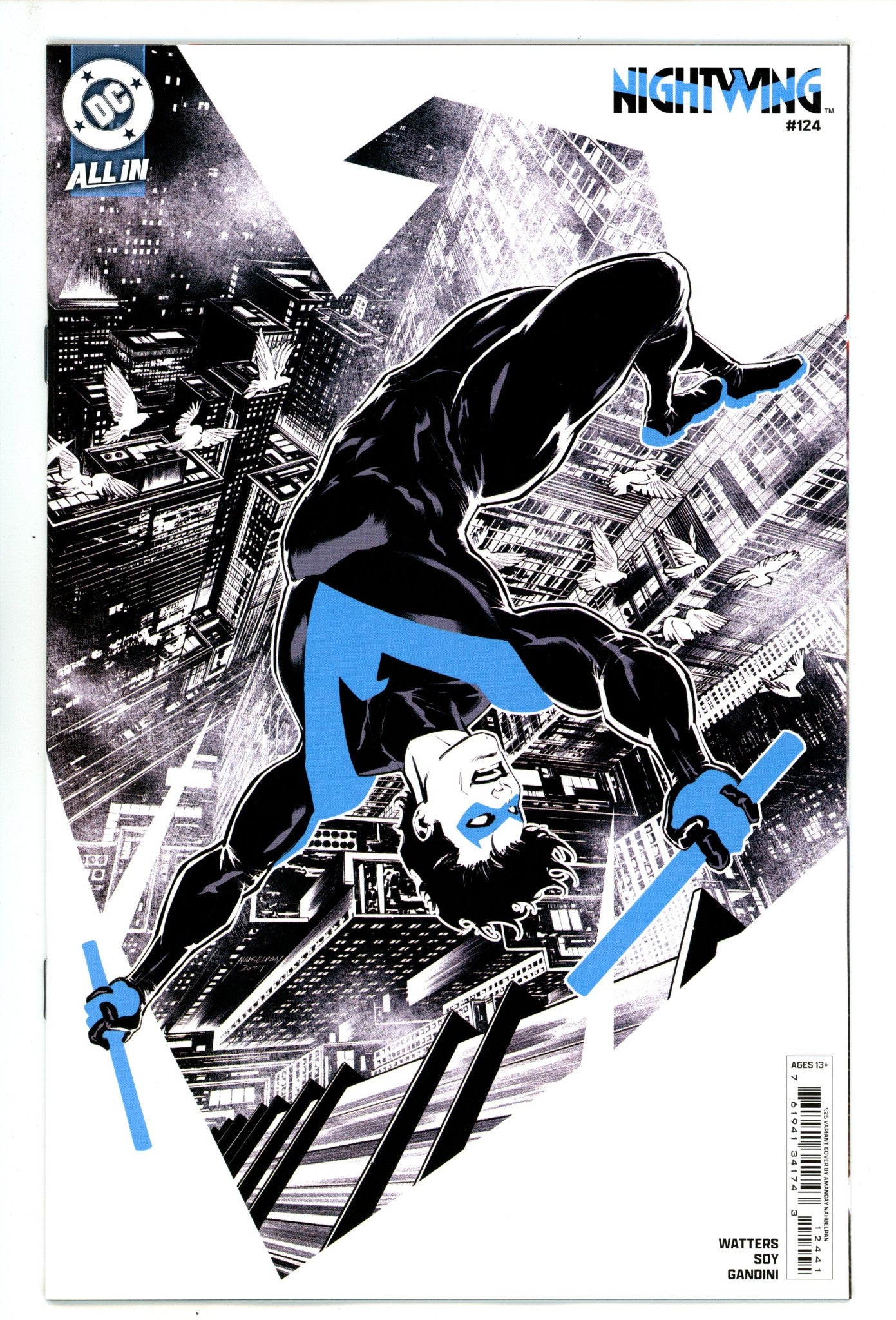 Nightwing Vol 4 124 Nahuelpan Incentive Variant NM (2025)