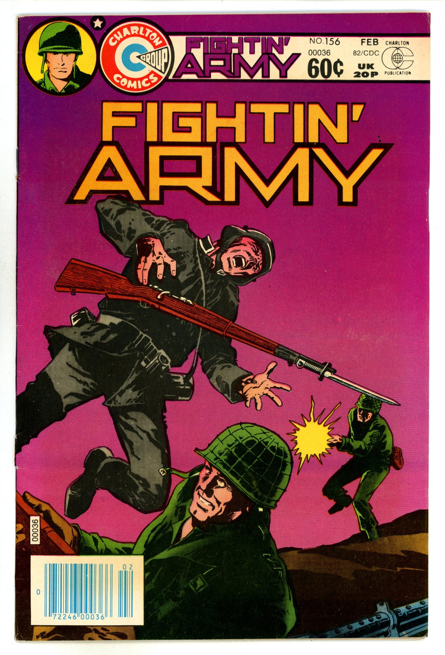 Fightin' Army 156 VG/FN (5.0) (1982) 