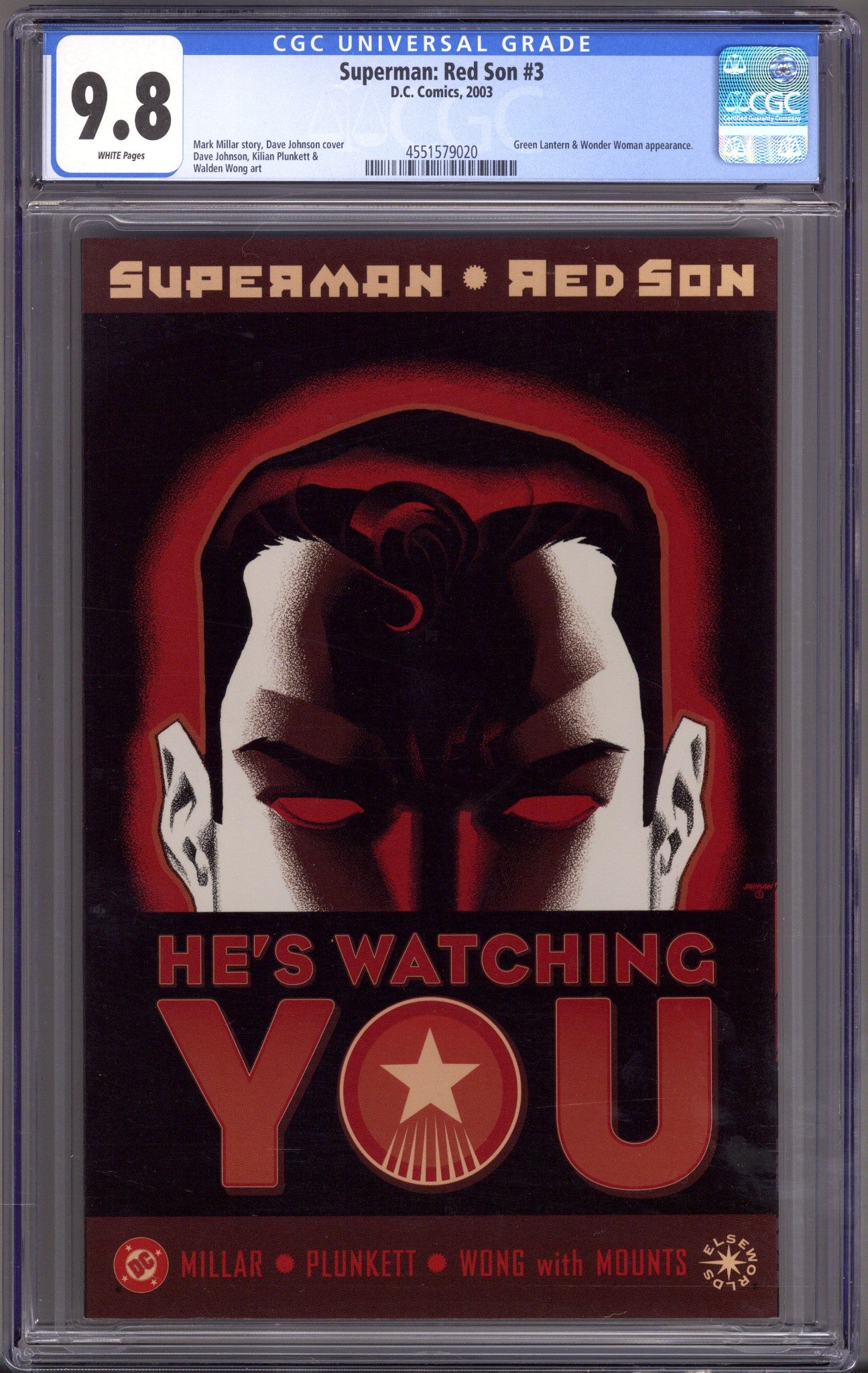 Superman: Red Son 3 CGC 9.8 (NM/M) (2003) 