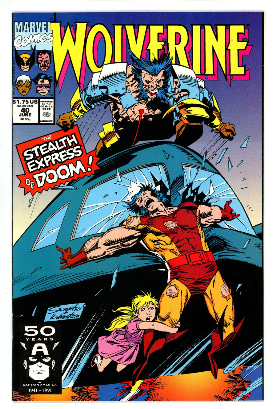 Wolverine Vol 2 40 NM (9.4) (1991) 