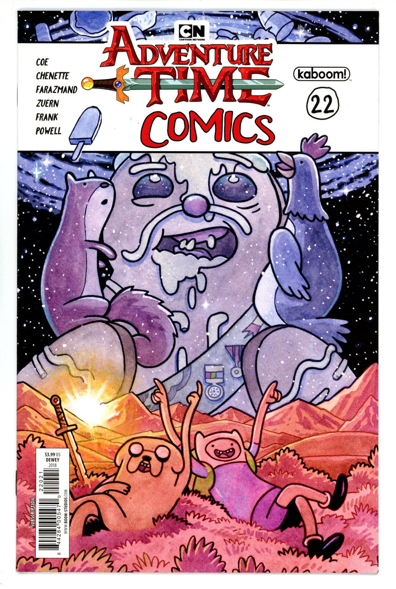 Adventure Time Comics 22 NM- (9.2) (2018) Dewey Variant 