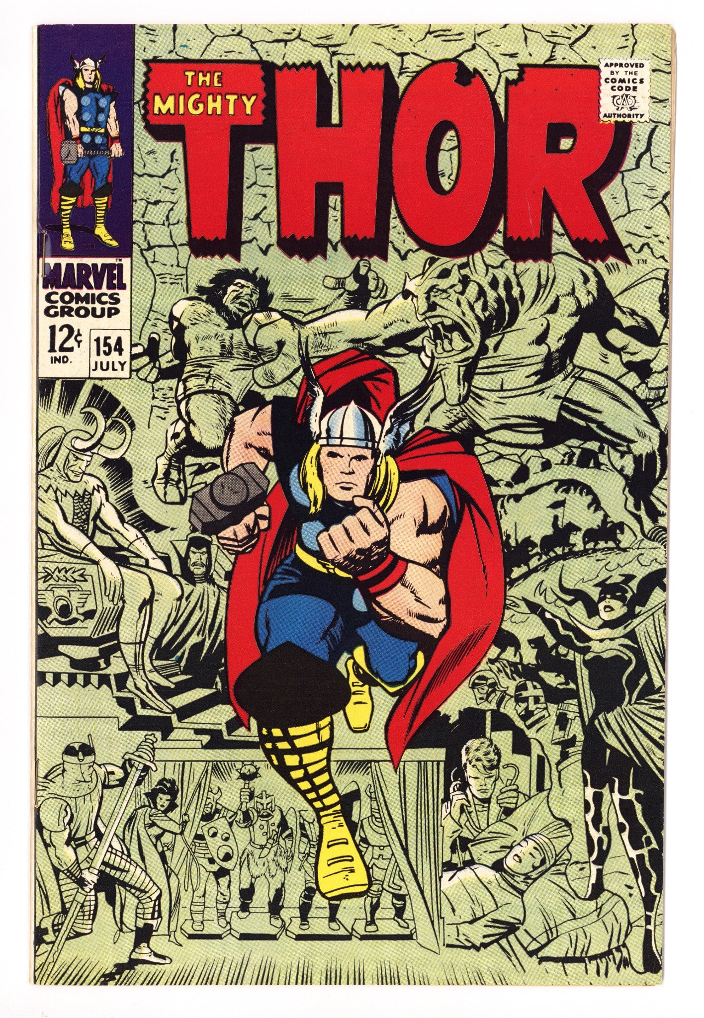 Thor Vol 1 154 FN/VF (7.0) (1968) 