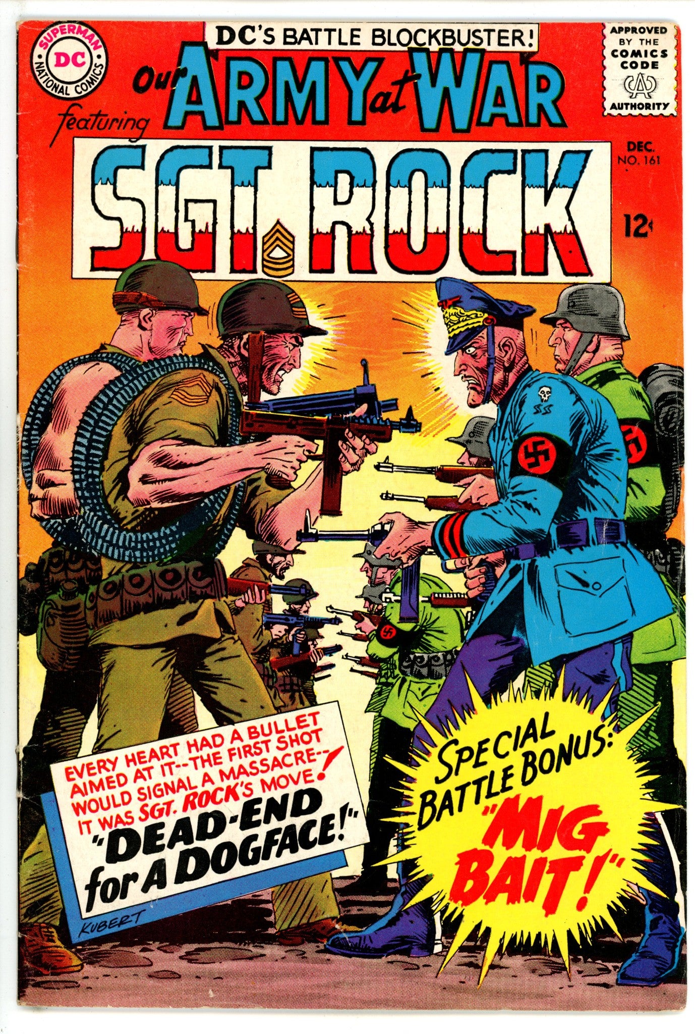 Our Army at War Vol 1 161 VG+ (4.5) (1965) 