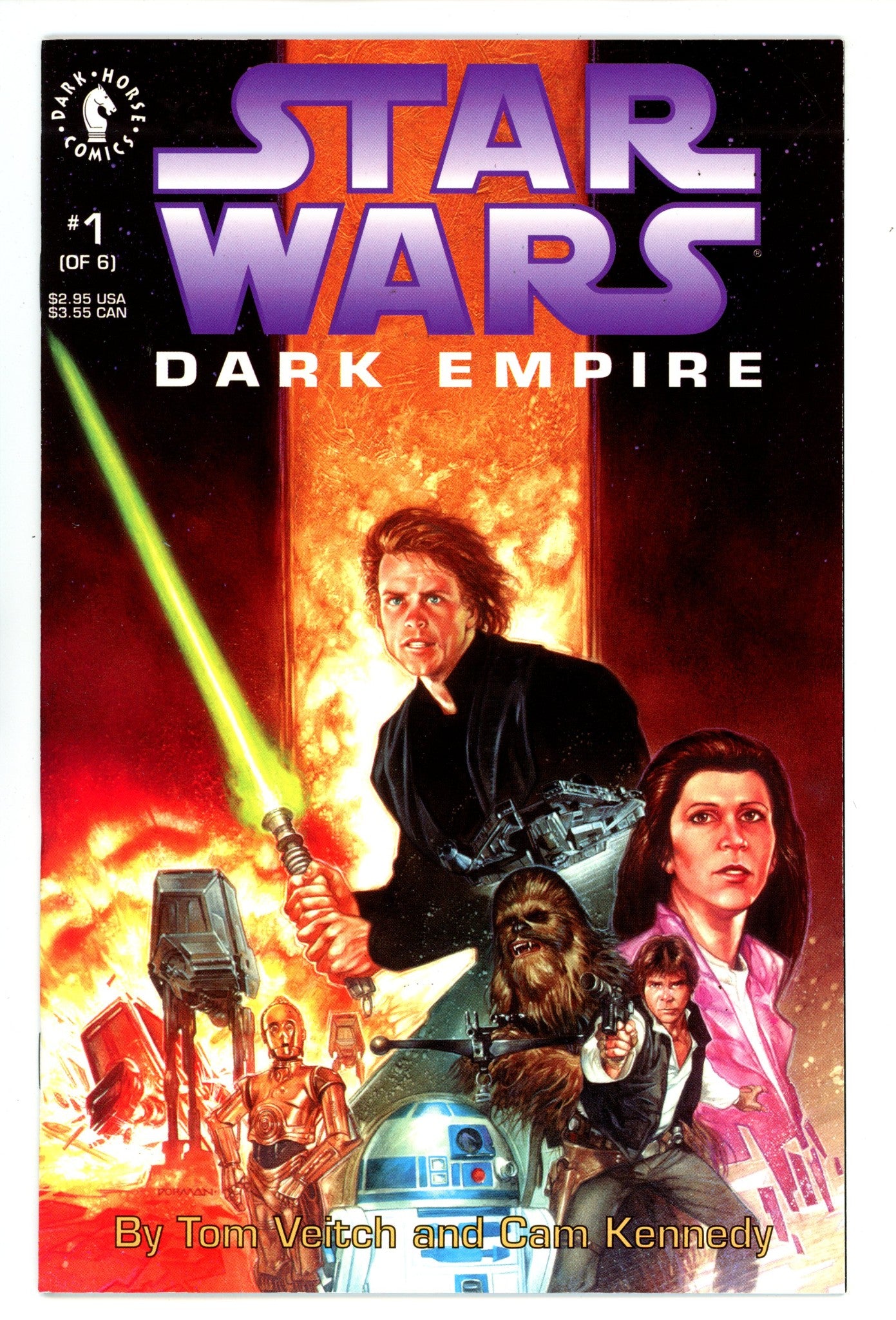 Star Wars: Dark Empire 1 VF/NM (9.0) (1991) 2nd Print 