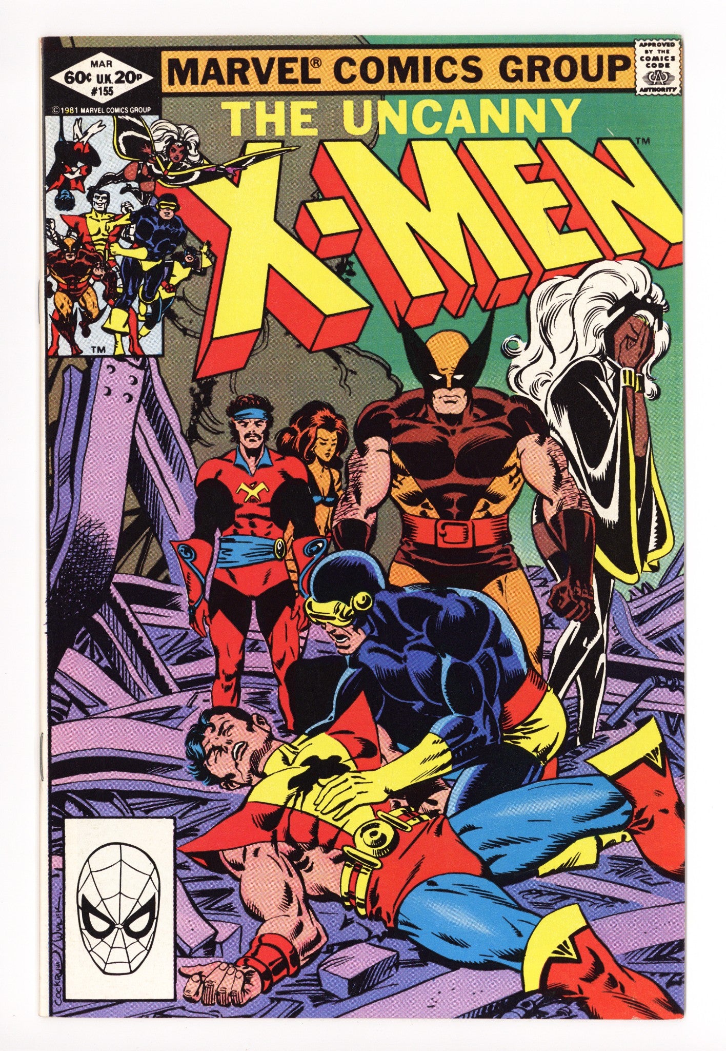 The Uncanny X-Men Vol 1 155 VF (8.0) (1982) 