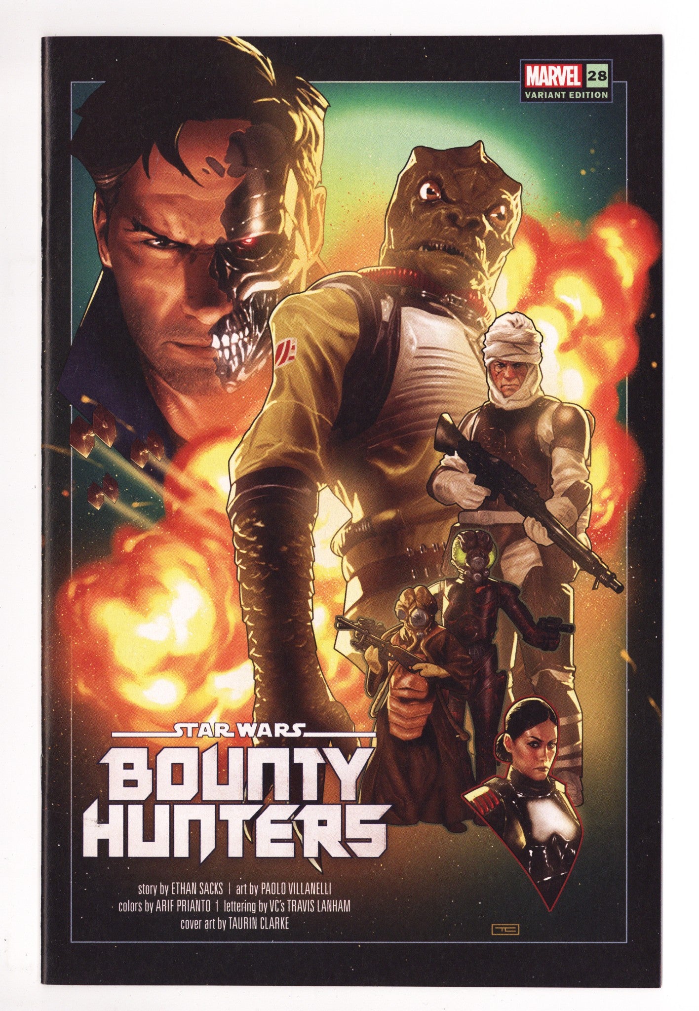 Star Wars: Bounty Hunters 28 High Grade (2023) Clarke Variant 