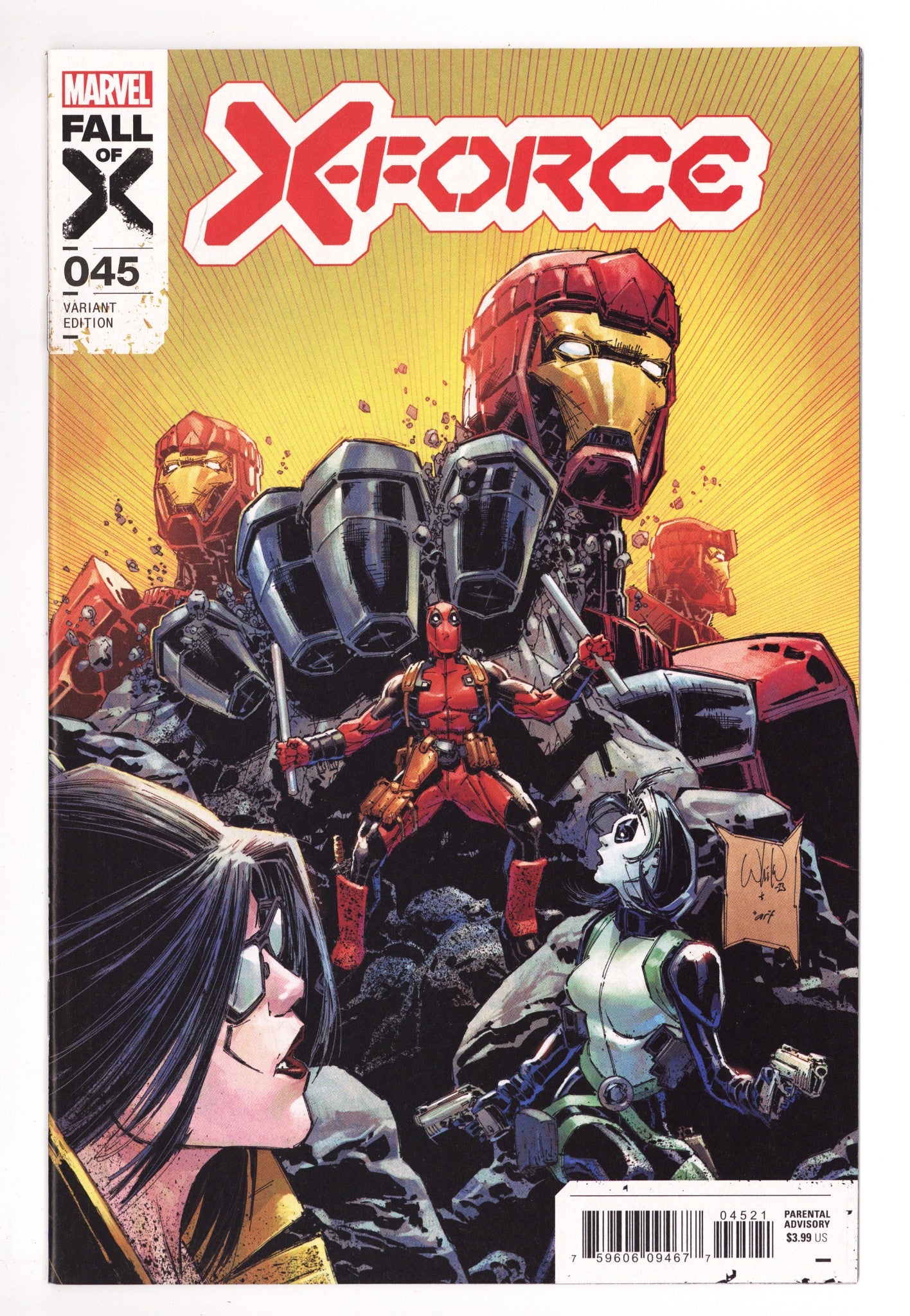 X-Force Vol 6 45 High Grade (2023) Portacio Variant 