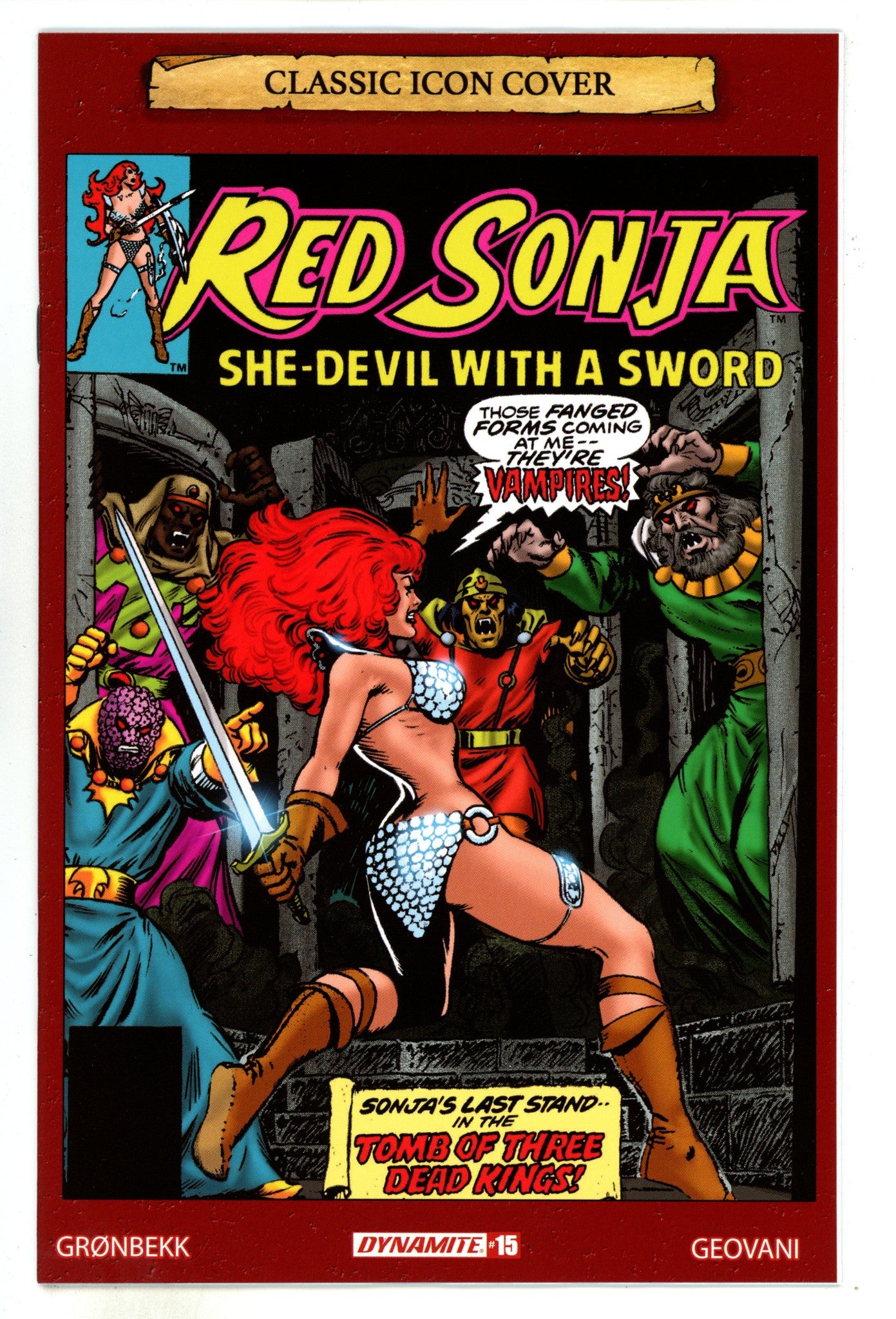 Red Sonja Vol 7 15 Brunner  Incentive Variant  (2024)