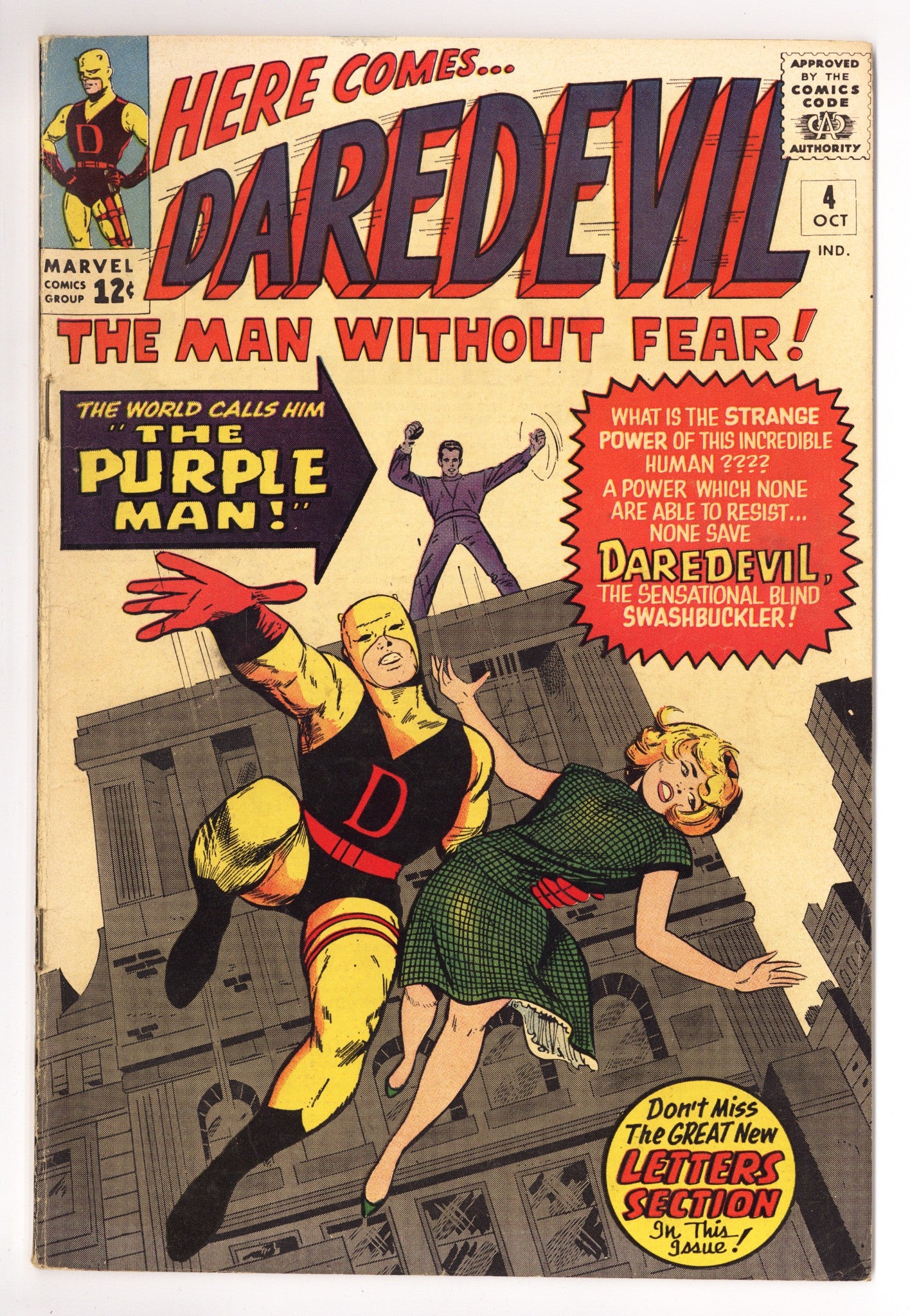 Daredevil Vol 1 4 VG+ (4.5) (1964) 