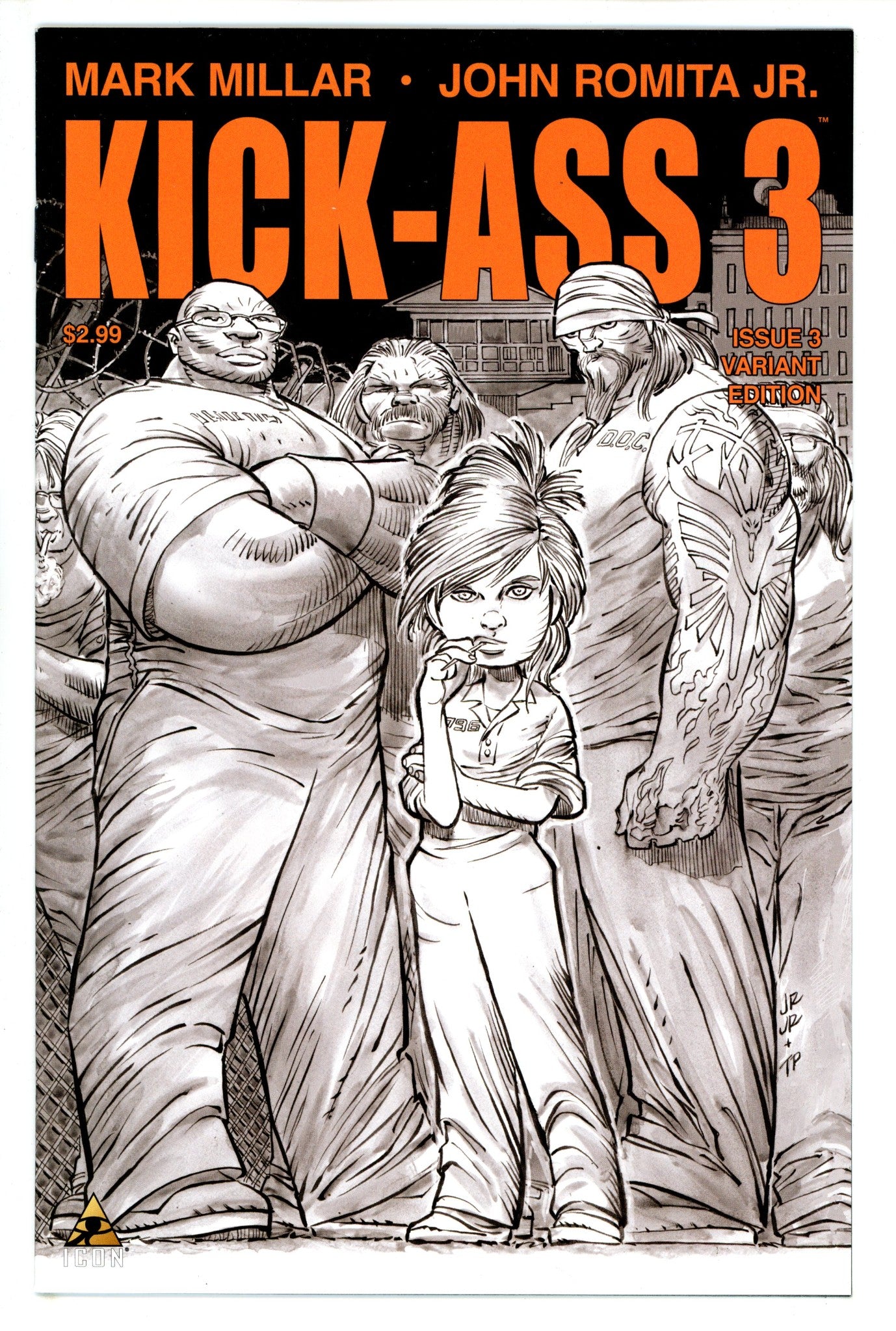 Kick-Ass 3 3 Jr. Sketch Incentive Variant (2013)
