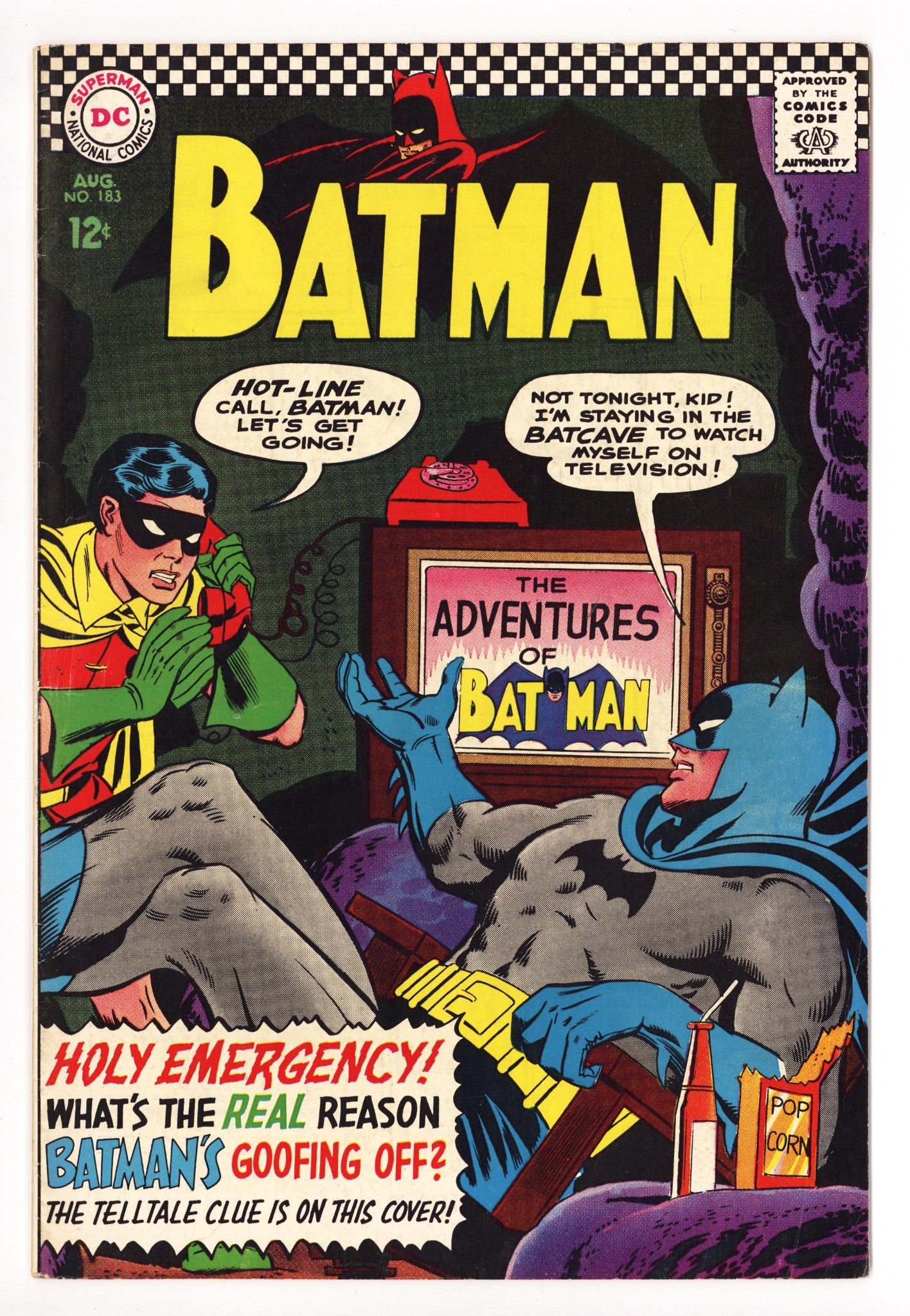 Batman Vol 1 183 FN (6.0) (1966) 