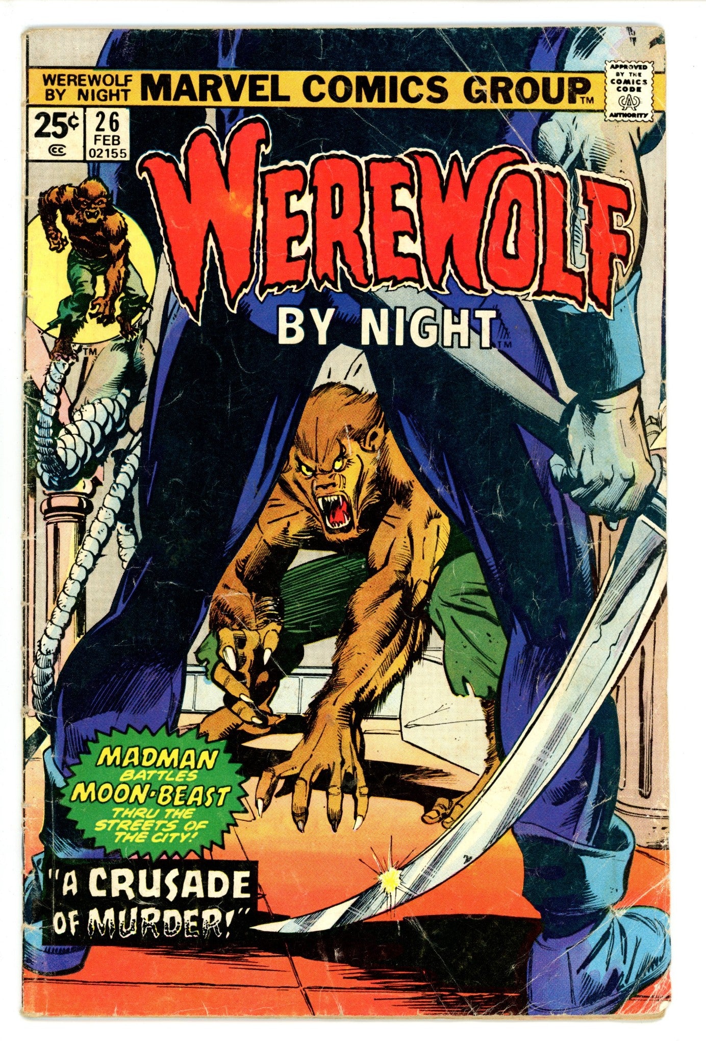 Werewolf by Night Vol 1 26 GD/VG (1975)