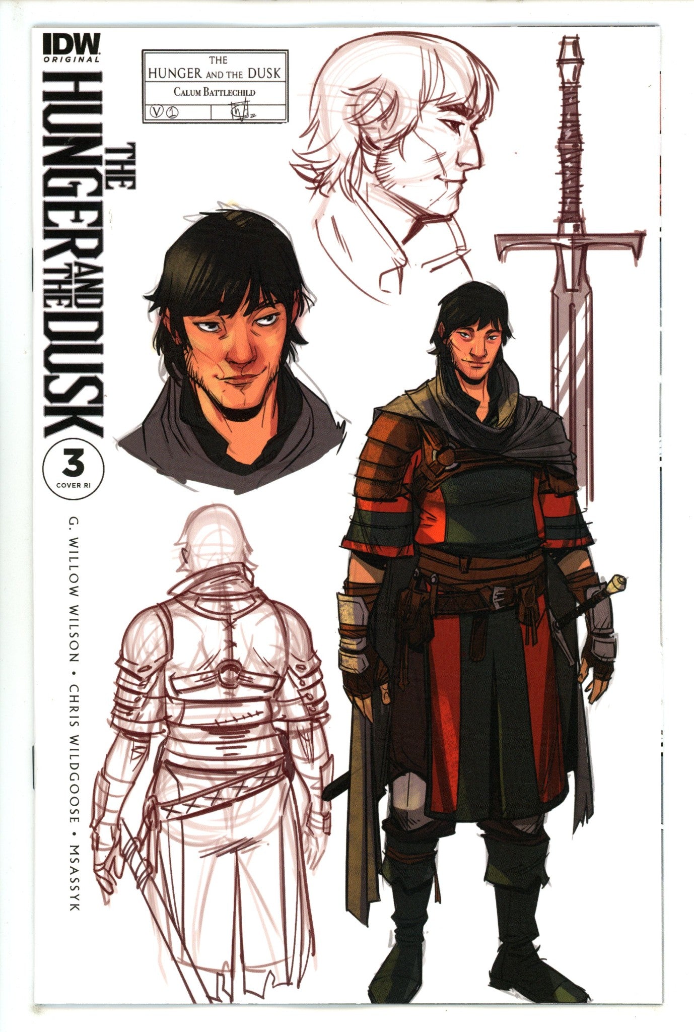 Hunger And Dusk 3 Wildgoose Sketch Incentive Variant NM+ (2023)