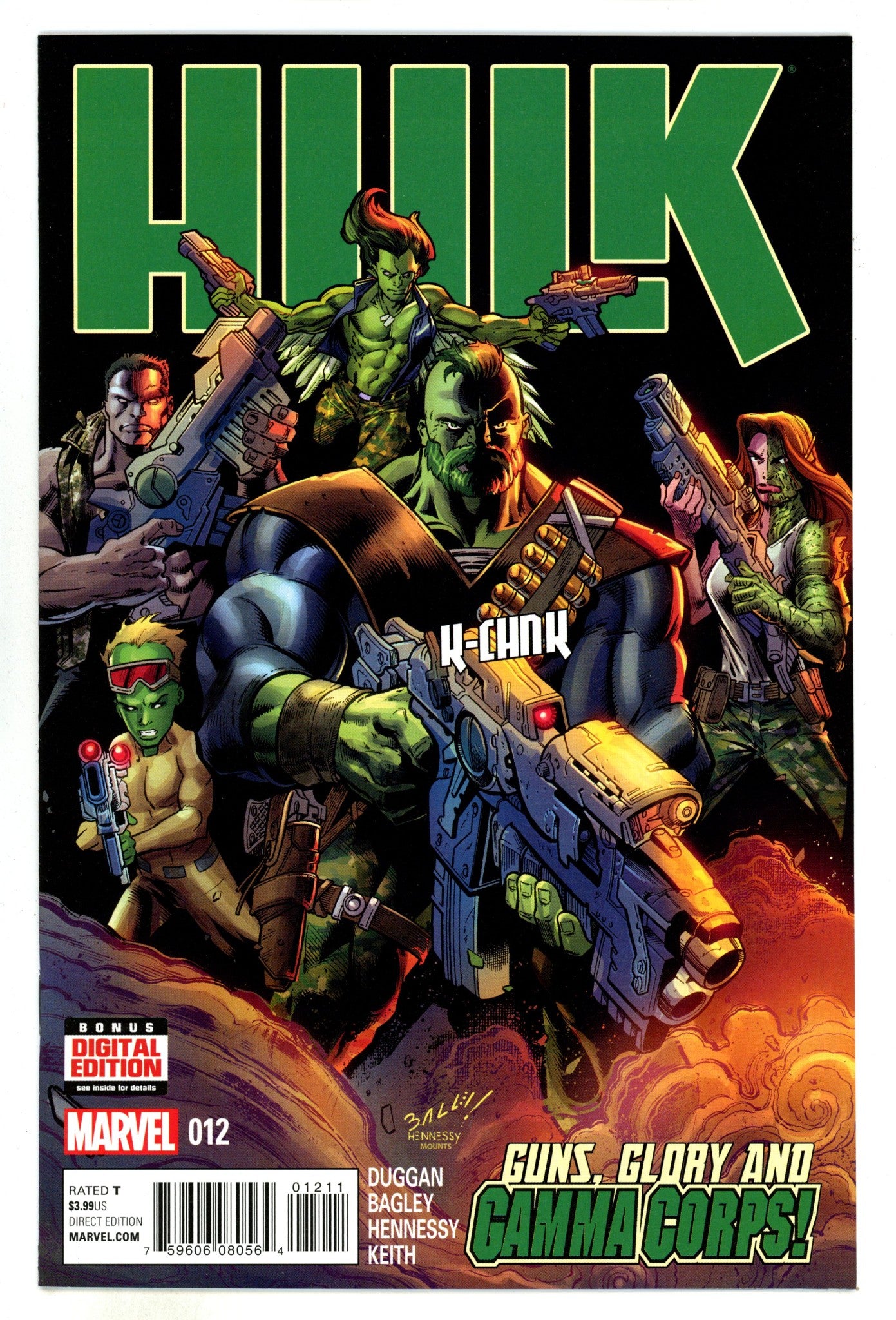 Hulk Vol 2 12 High Grade (2015) 