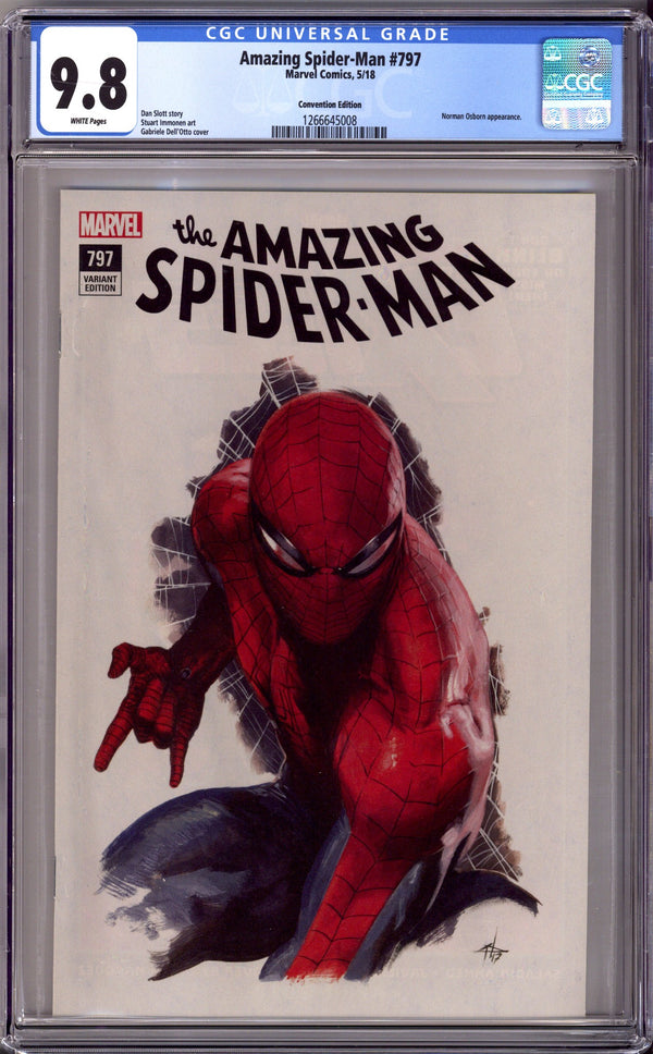 Amazing Spider-Man Vol 4 797 CGC 9.8 (NM/M) (2018) Dell'Otto Convention Variant