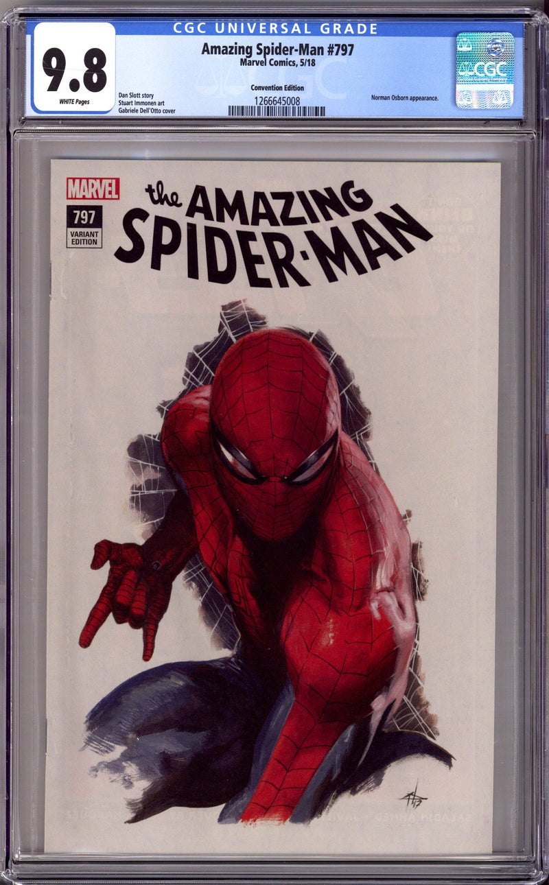Amazing Spider-Man Vol 4 797 CGC 9.8 (NM/M) (2018) Dell'Otto Convention Variant 