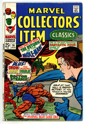 Marvel Collectors' Item Classics 16 VG+ (4.5) (1968) 