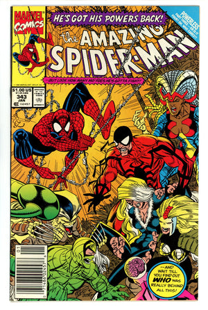 The Amazing Spider-Man Vol 1 343 FN/VF (7.0) (1991) Newsstand