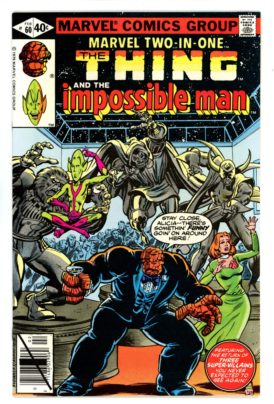 Marvel Two-in-One Vol 1 60 NM- (9.2) (1980) 