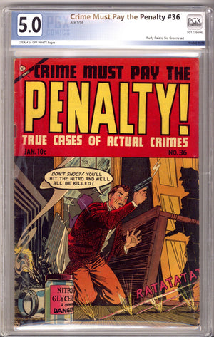 Crime Must Pay the Penalty 36 PGX 5.0