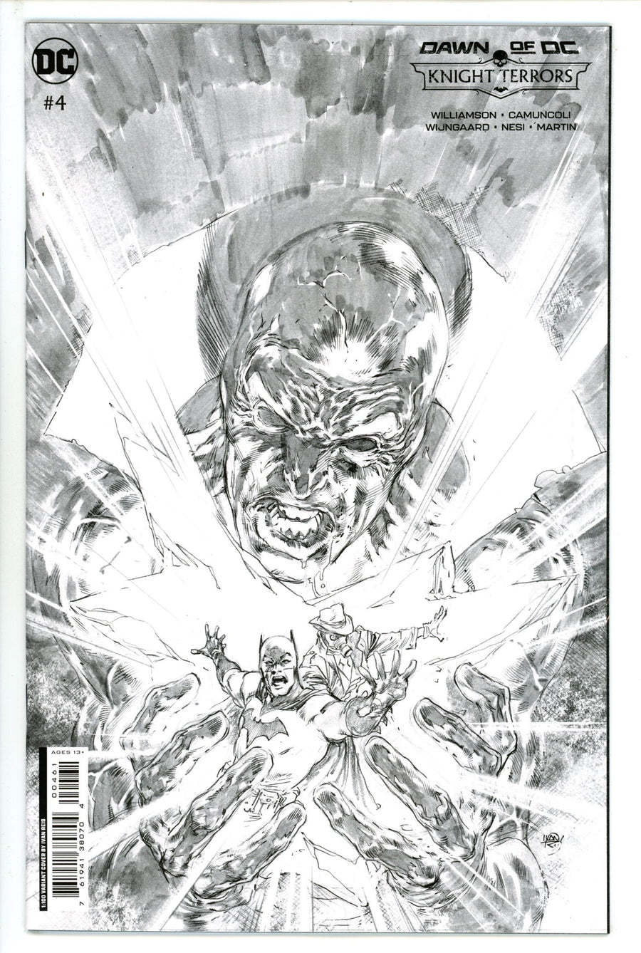 Knight Terrors 4 Reis B&W Incentive Variant NM+ (2023)