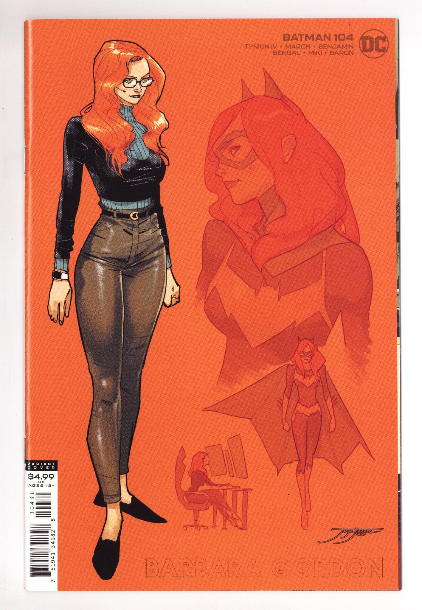 Batman Vol 3 104 NM (9.4) (2021) Jimenez Incentive Variant 