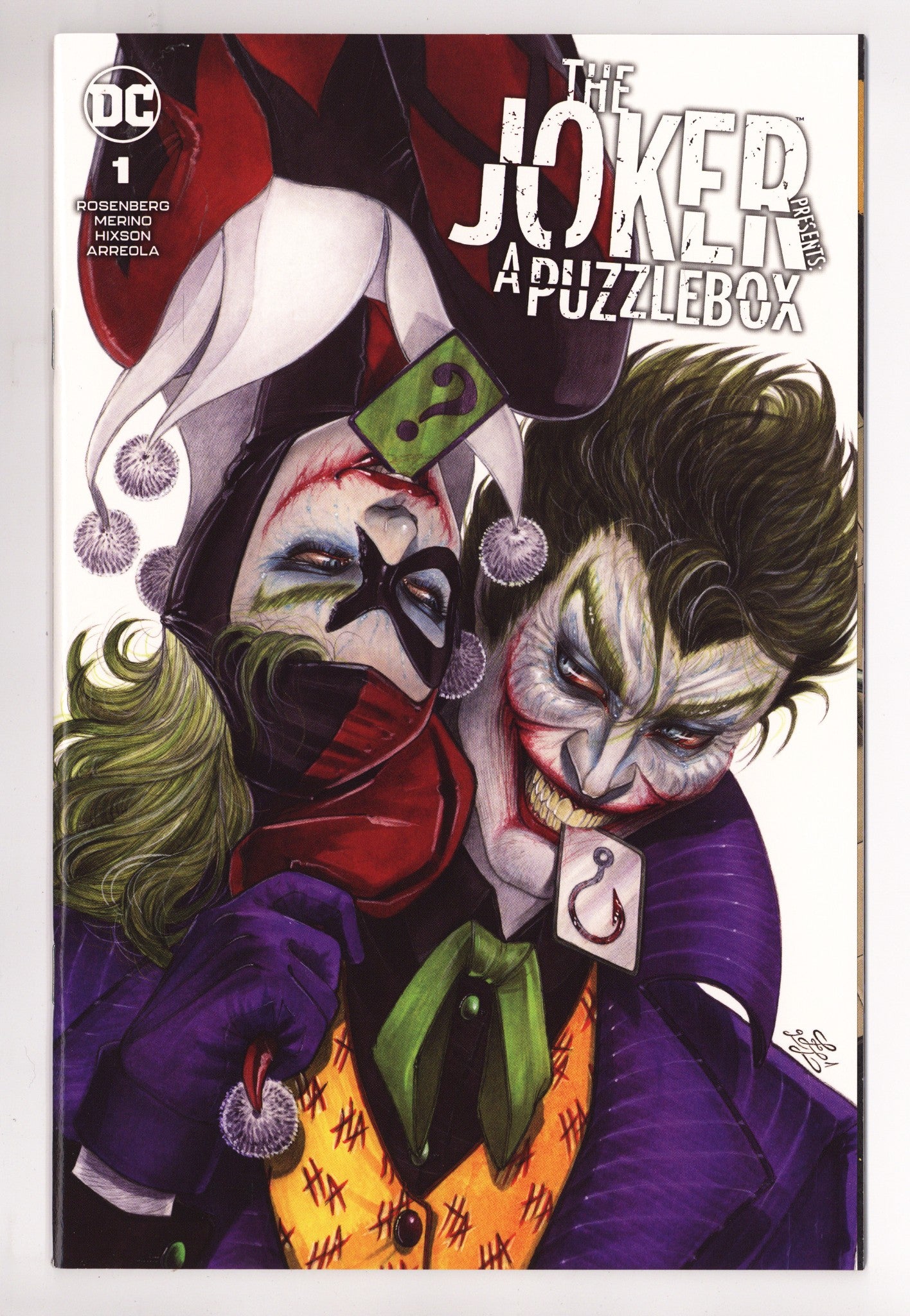 The Joker Presents: A Puzzlebox   1  NM (9.4)   (2021) Lacchei     Exclusive Variant  