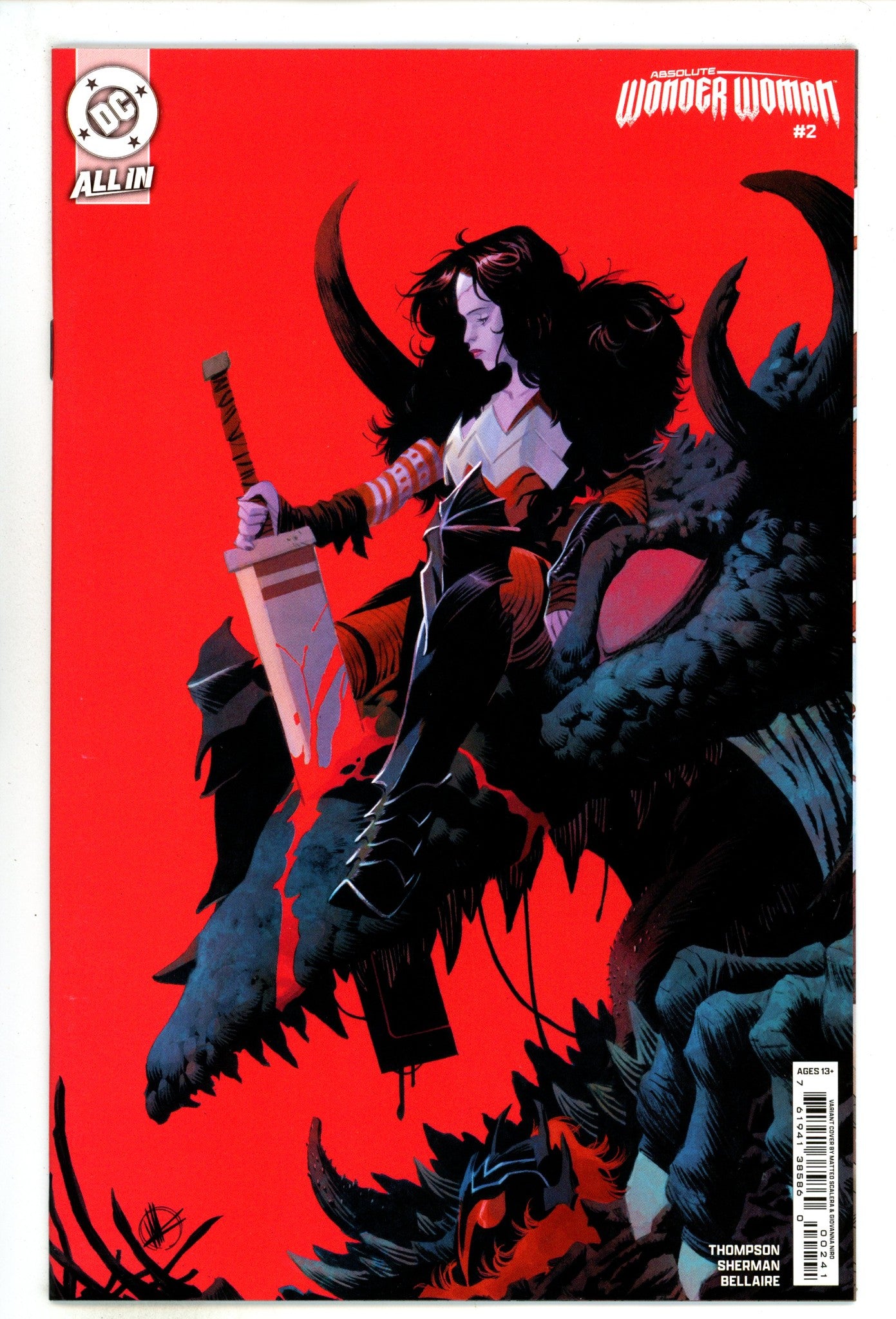 Absolute Wonder Woman 2 NM (9.4) (2024) Scalera Incentive Variant 