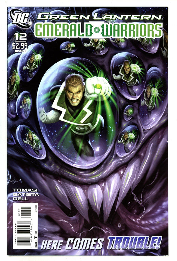 Green Lantern: Emerald Warriors 12 Mid Grade (2011) Garner Variant
