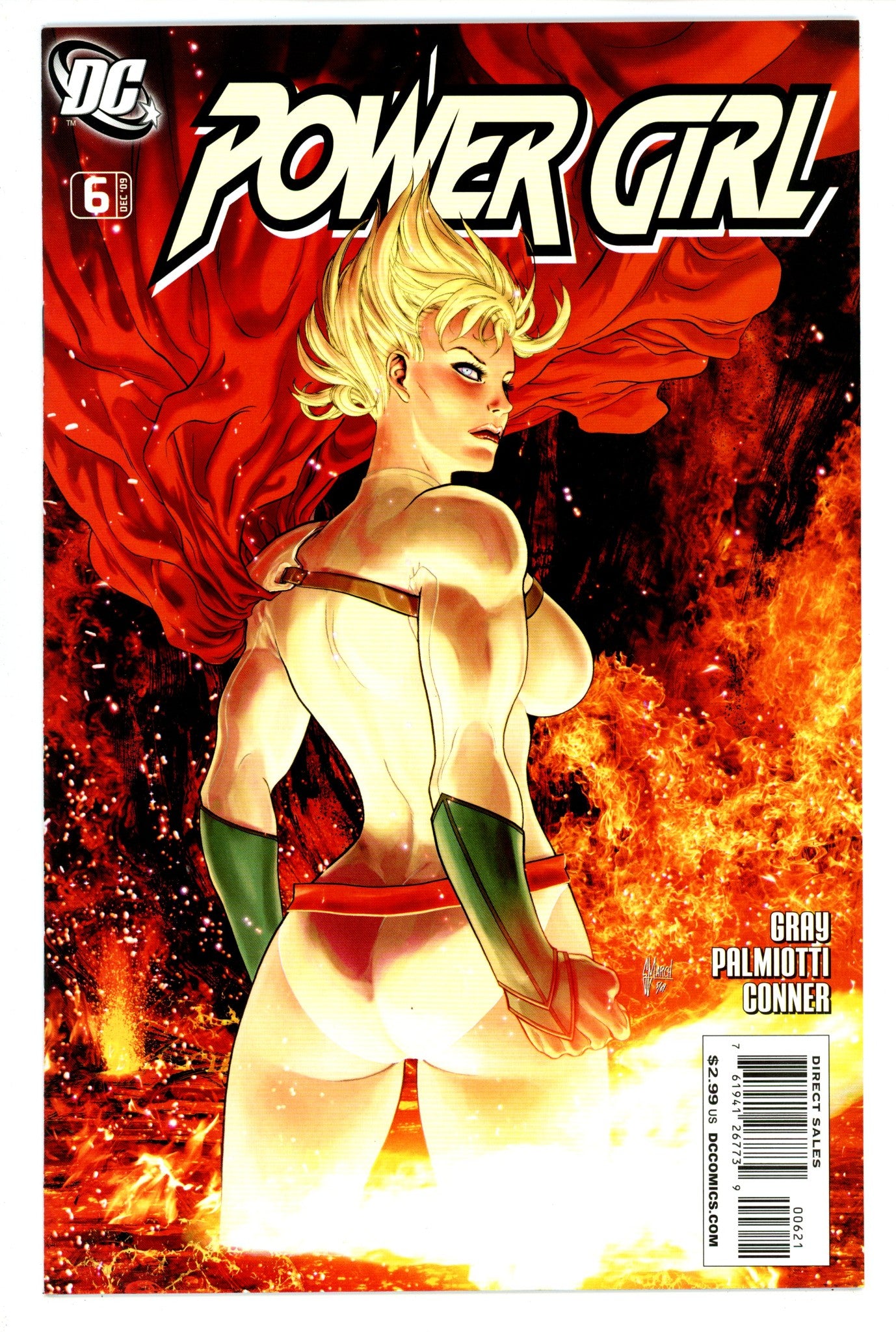 Power Girl Vol 2 6 VF/NM (9.0) (2009) March Incentive Variant 