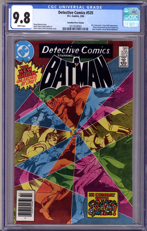 Detective Comics Vol 1 535 CGC 9.8 (NM/M) (1984) Canadian Price Variant