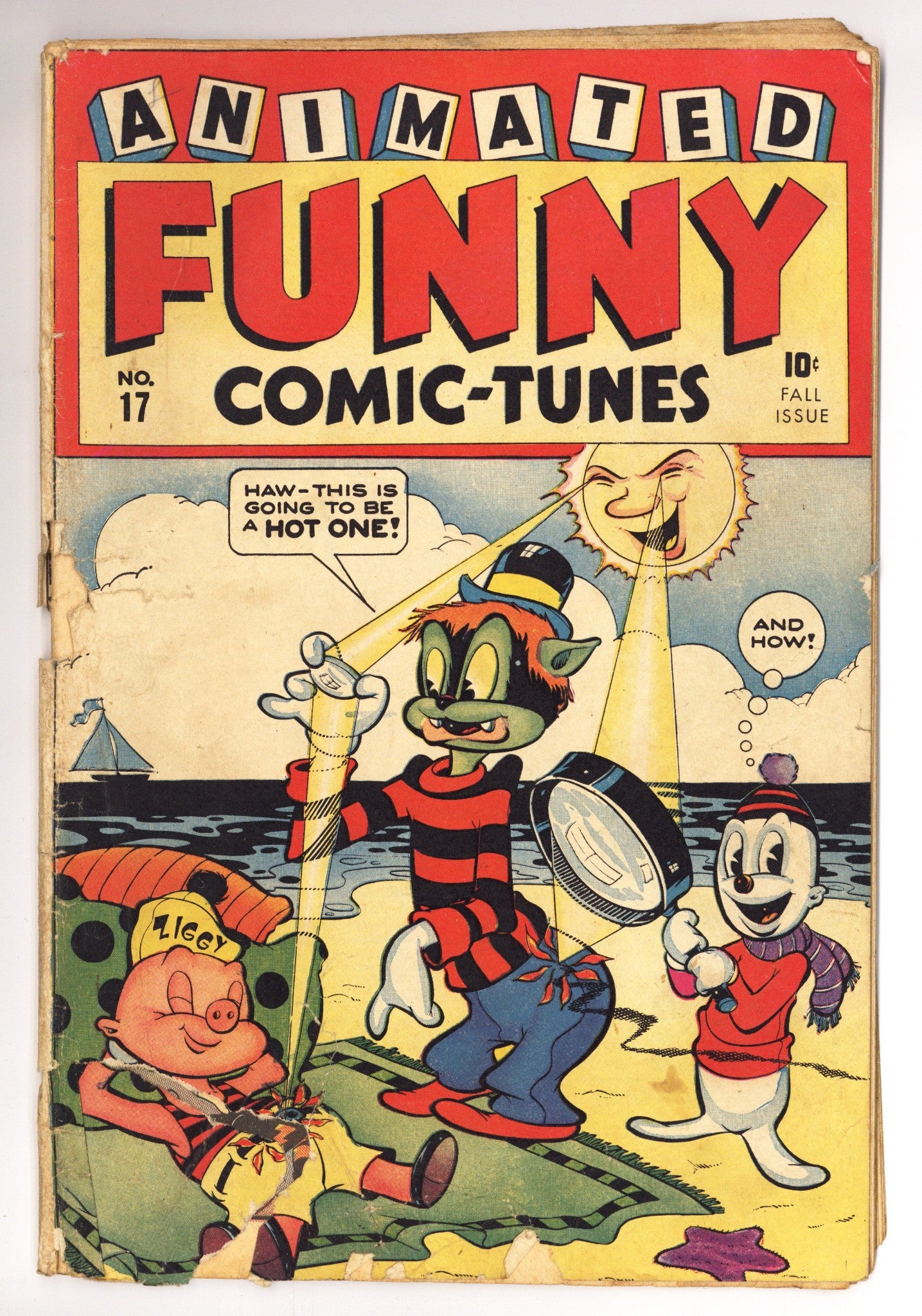 Funny Tunes 17 PR (0.5) Cover Detached (1944) 