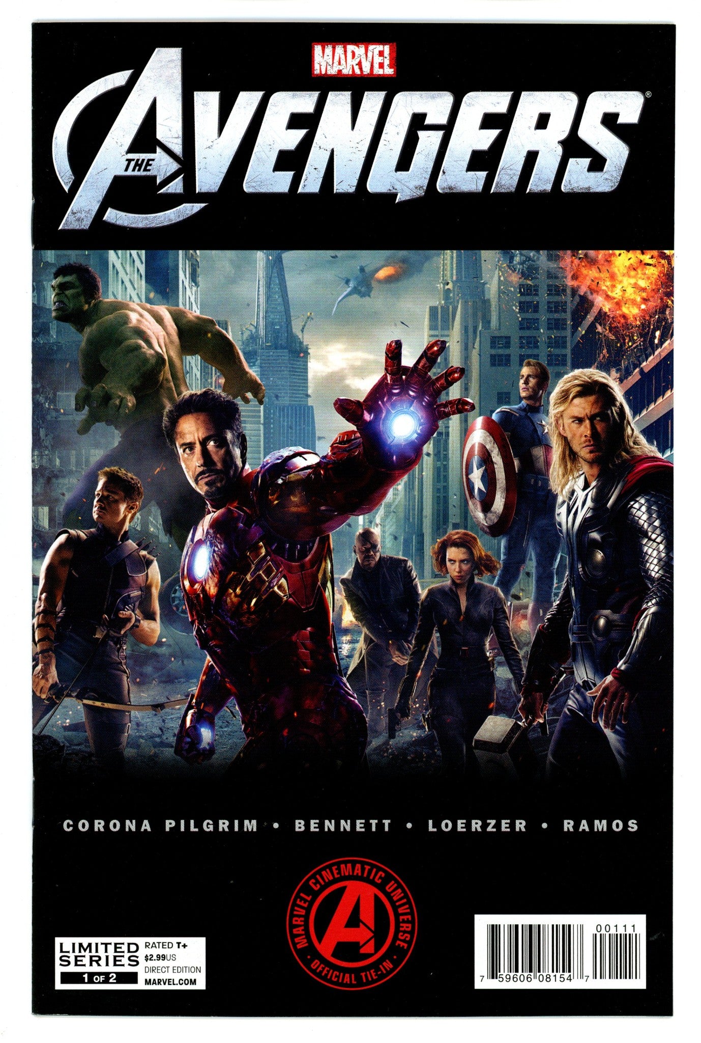 Marvel's The Avengers 1 VF/NM (9.0) (2014) 