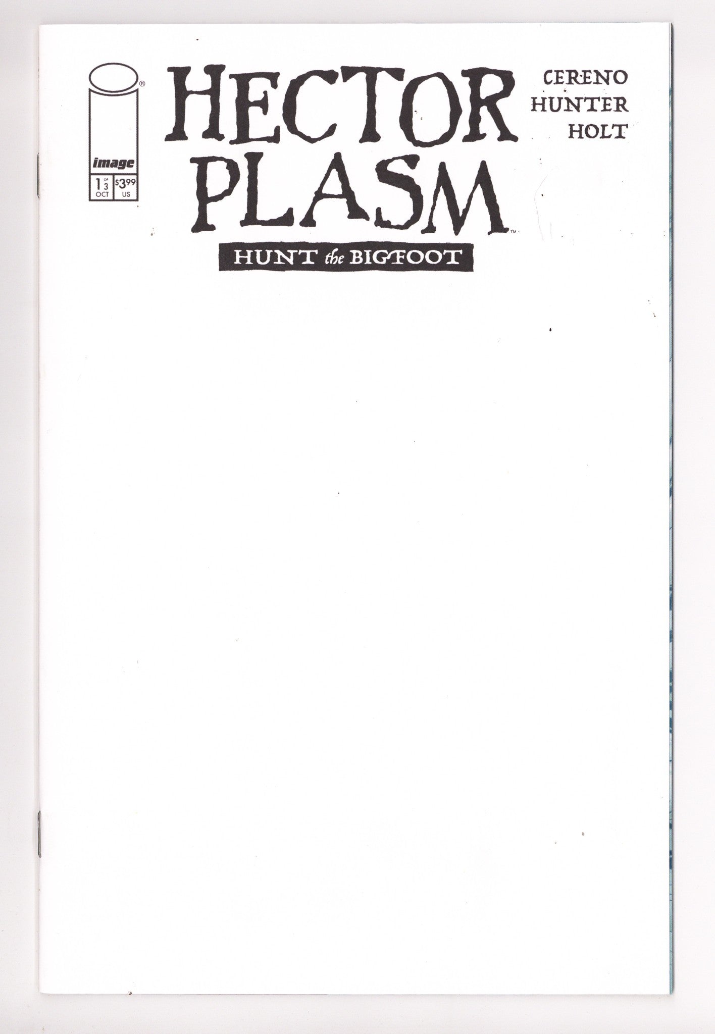 Hector Plasm Hunt The Bigfoot  1   Blank Variant   (2025)