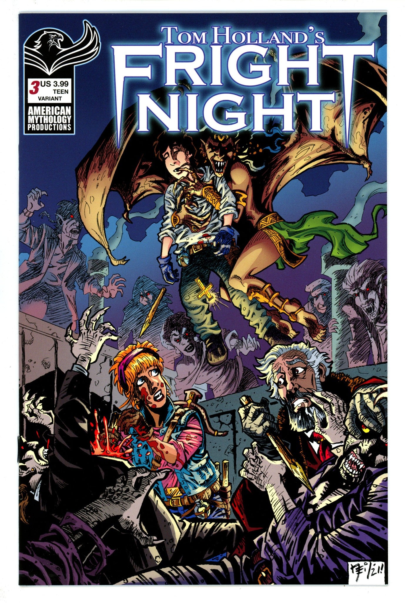 Fright Night 3 High Grade (2023) Vokes Variant 