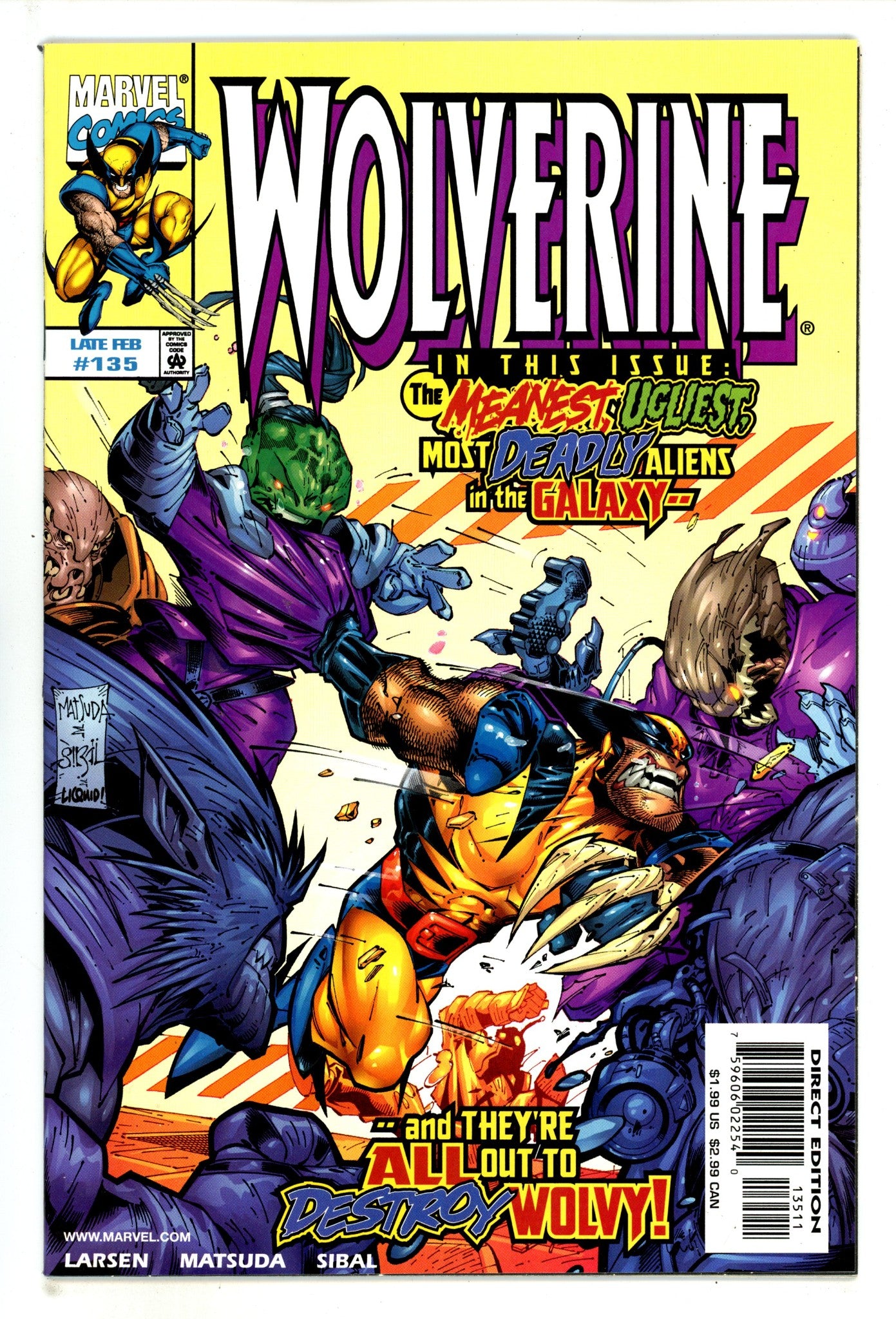 Wolverine Vol 2 135 High Grade (1999) 