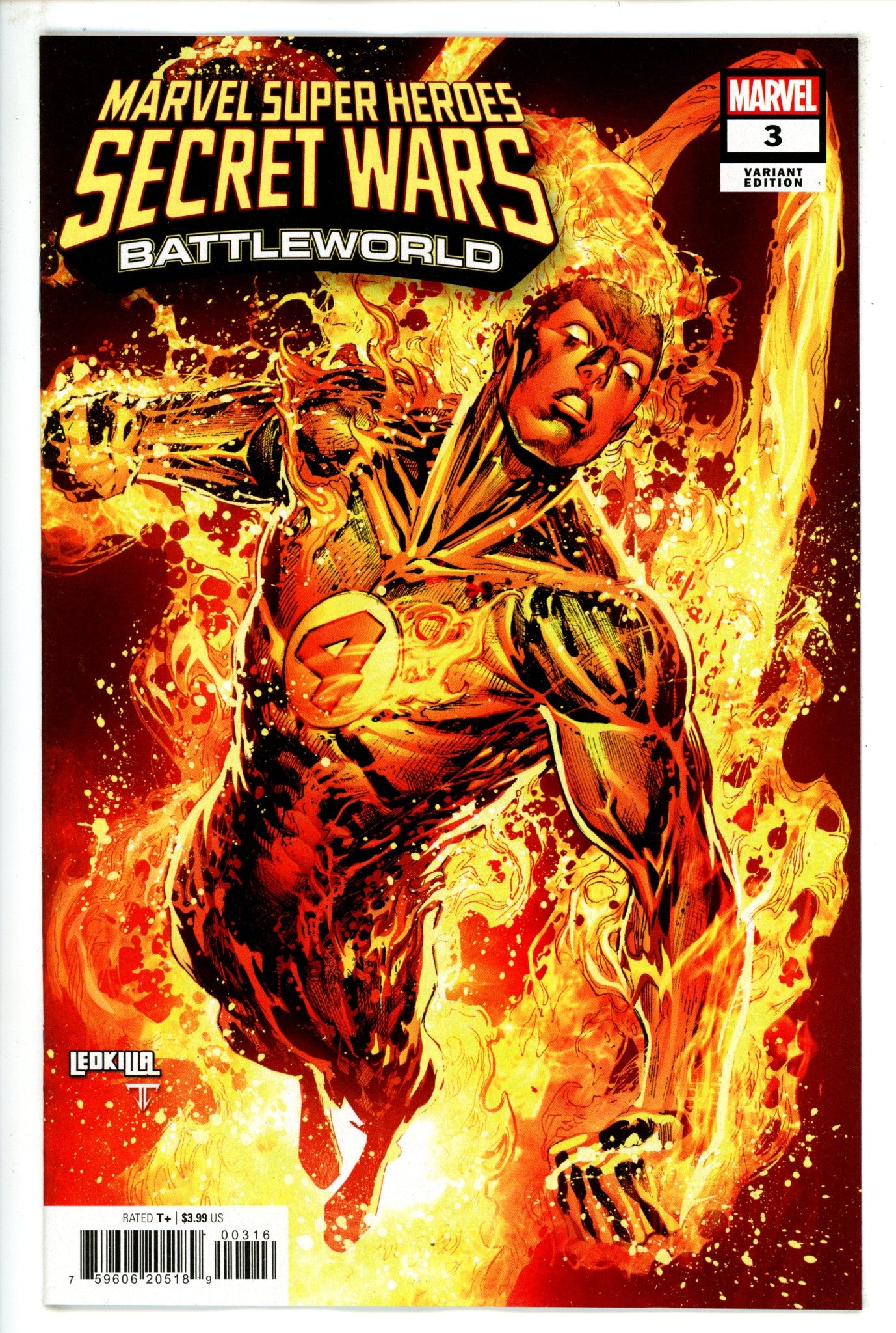 Marvel Super Heroes Secret Wars Battleworld 3 Lashley Incentive Variant VF/NM (2024)