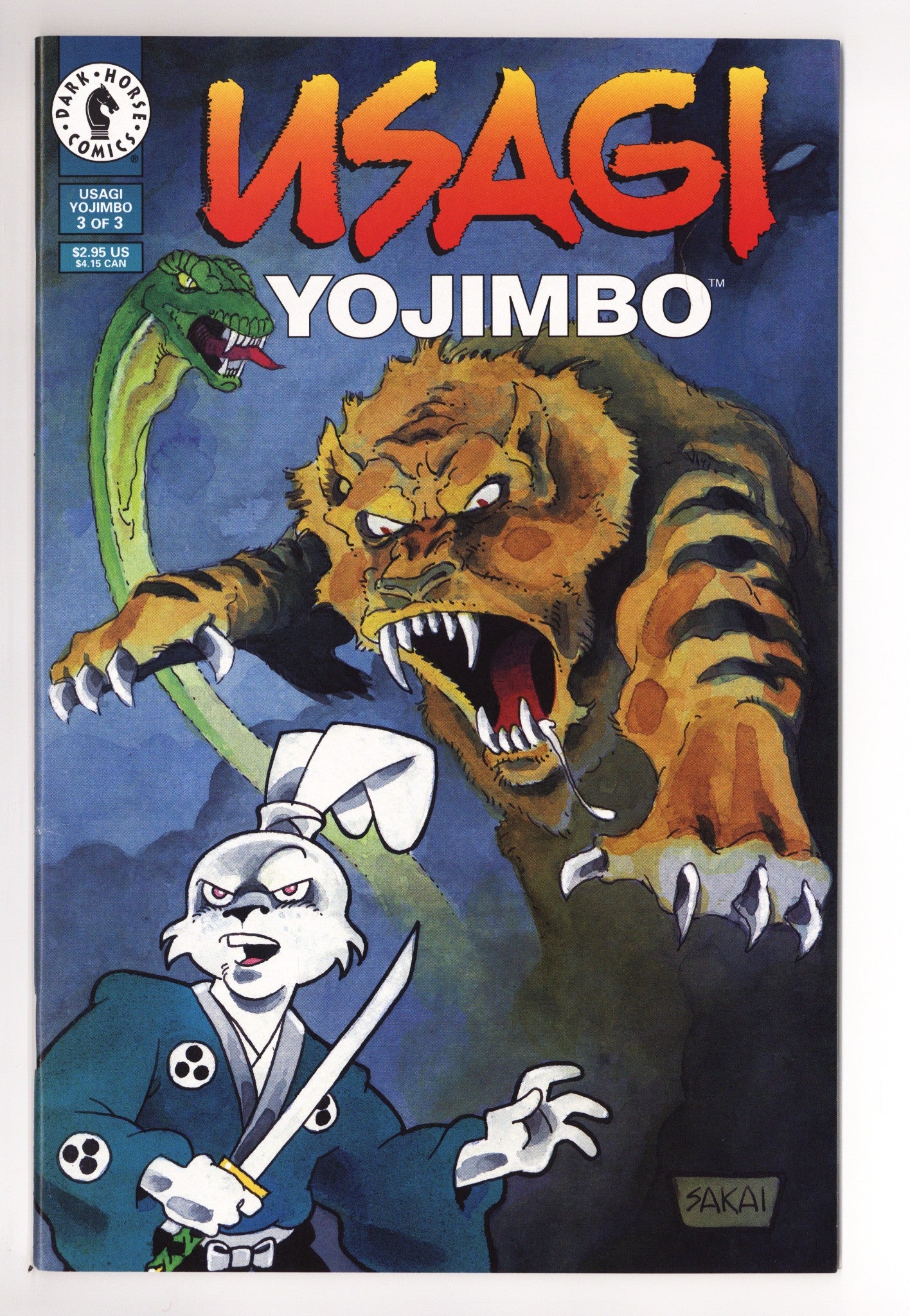 Usagi Yojimbo Vol 3 3 Mid Grade (1996) 