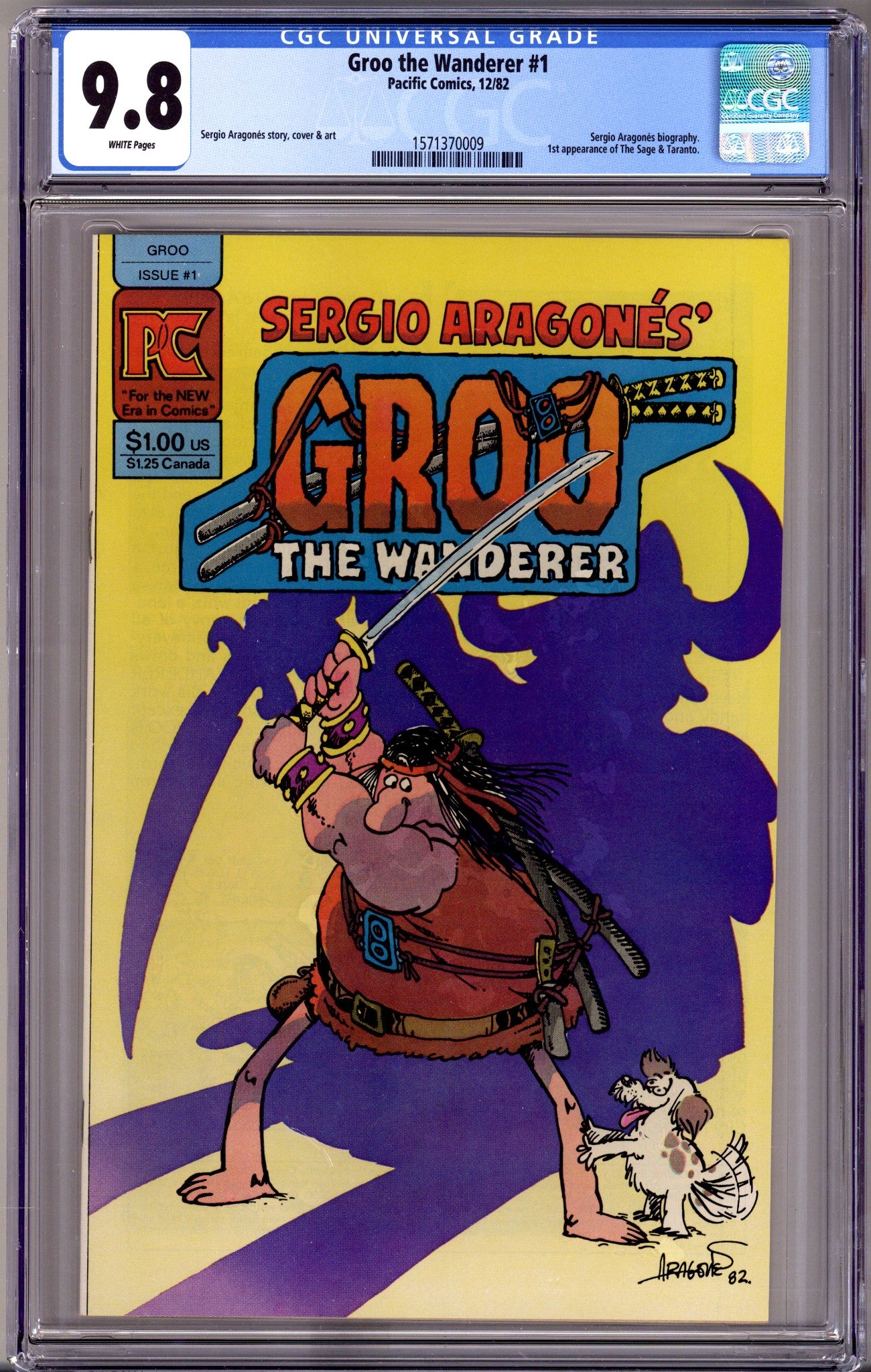 Groo the Wanderer Vol 1 1 CGC 9.8 (NM/M) (1982) 