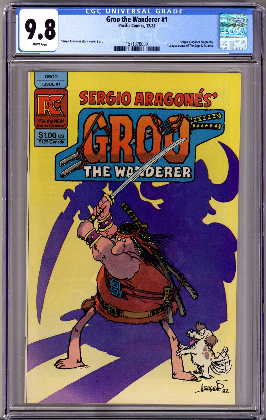 Groo the Wanderer Vol 1 1 CGC 9.8 (NM/M) (1982) 