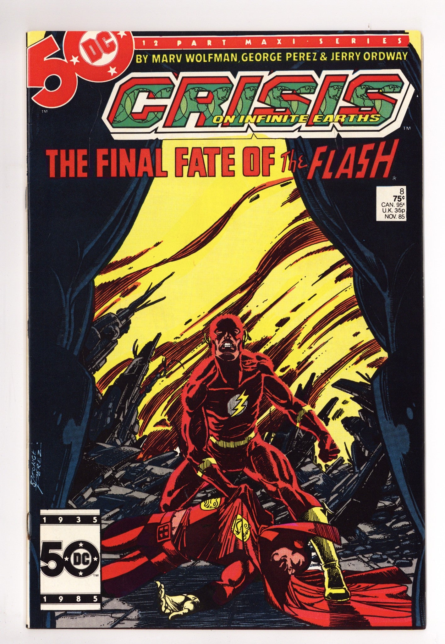 Crisis on Infinite Earths 8 VF- (7.5) (1985) 