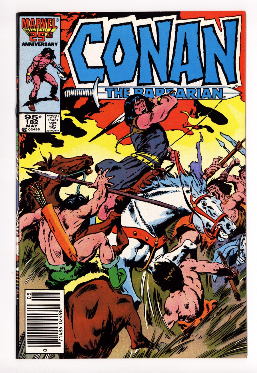 Conan the Barbarian Vol 1 182  High Grade   (1986)   Canadian Price Variant