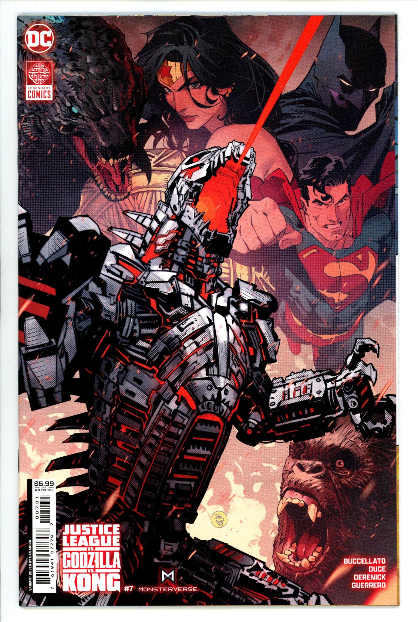 Justice League Vs Godzilla Vs Kong 7 Mora Variant (2024)