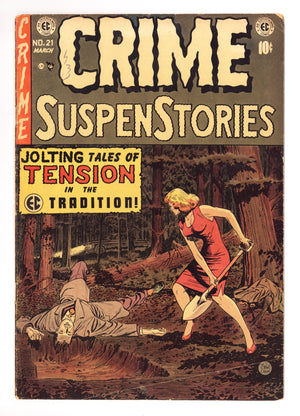 Crime SuspenStories Vol 1 21 VG (4.0) (1954)